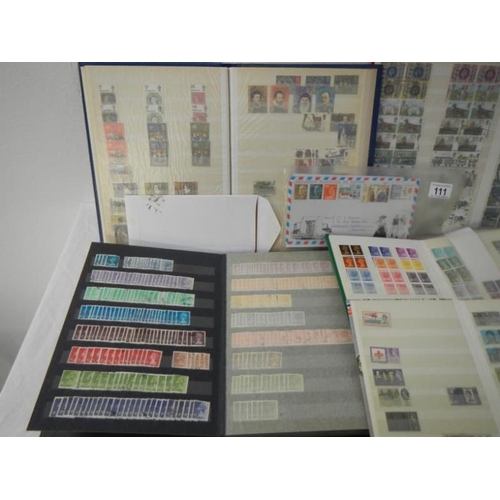 111 - Stamps - A collection of stamps including mint GB block sets, albums, QEII, Rest of World etc