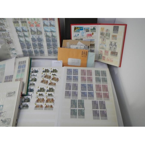 111 - Stamps - A collection of stamps including mint GB block sets, albums, QEII, Rest of World etc