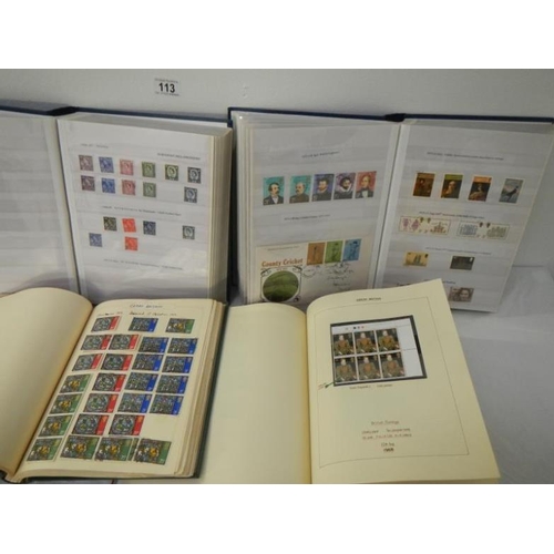 113 - Stamps - 10 albums of British stamps, mainly Queen Elizabeth II