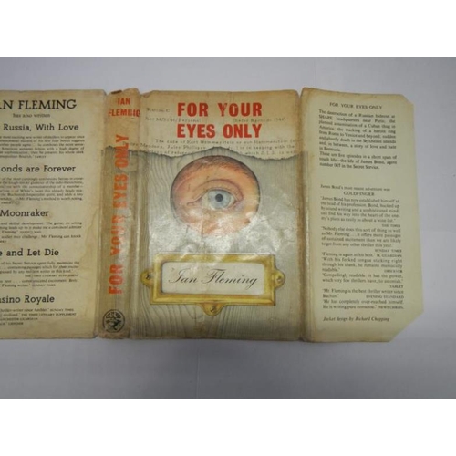 58 - 1st Edition - Ian Fleming, For Your Eyes Only, with dust jacket, Glidrose, 1960 (dj wear to top of s... 