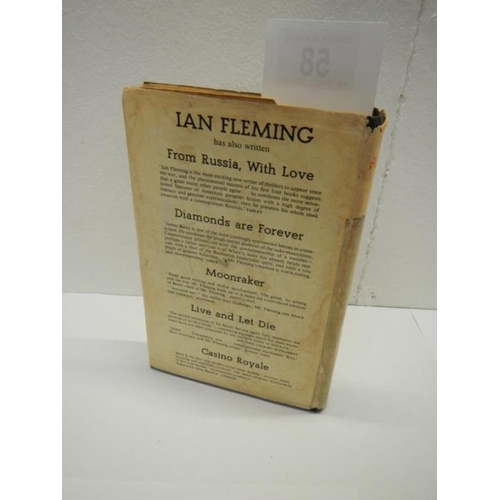 58 - 1st Edition - Ian Fleming, For Your Eyes Only, with dust jacket, Glidrose, 1960 (dj wear to top of s... 