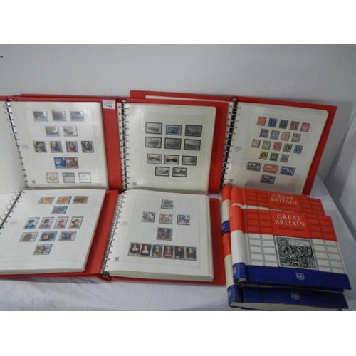 122 - Stamps - 7 albums of British stamps, mainly Queen Elizabeth II