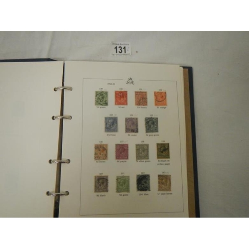 131 - Stamps - 6 stamp albums / stock books of c19th and c20th British stamps, mostly George VI and Elizab... 