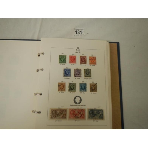 131 - Stamps - 6 stamp albums / stock books of c19th and c20th British stamps, mostly George VI and Elizab... 