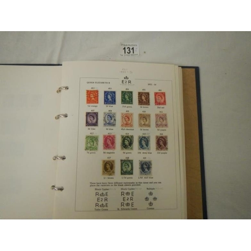 131 - Stamps - 6 stamp albums / stock books of c19th and c20th British stamps, mostly George VI and Elizab... 