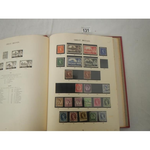 131 - Stamps - 6 stamp albums / stock books of c19th and c20th British stamps, mostly George VI and Elizab... 