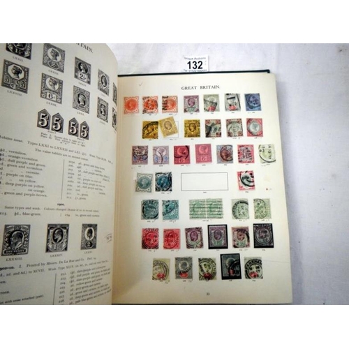 132 - Stamps - 2 albums of c19th and c20th stamps covering Victoria to Elizabeth II including Penny Black,... 