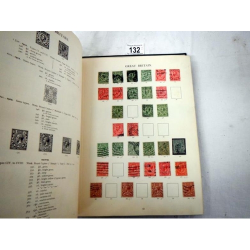 132 - Stamps - 2 albums of c19th and c20th stamps covering Victoria to Elizabeth II including Penny Black,... 