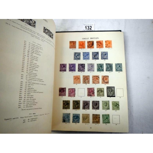 132 - Stamps - 2 albums of c19th and c20th stamps covering Victoria to Elizabeth II including Penny Black,... 