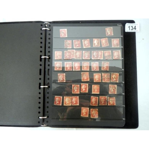 134 - Stamps - 2 stock books of Victorian British stamps including over 400 Penny Reds