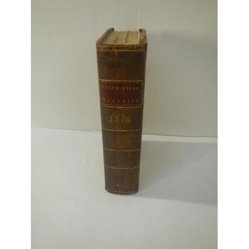 71 - 1778 volume of The Westminster Magazine