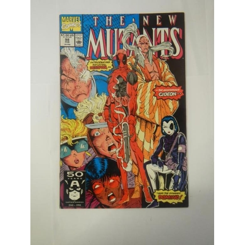 80 - Marvel Comics - New Mutants 98 and Deadpool 1 - 1st appearances of Deadpool