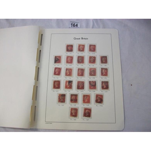 164 - Stamps - Approximately 360 Victorian 1d Penny Red stamps plus others