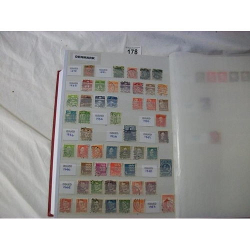 178 - Stamps - Stock books of European stamps including GB in date of issue chronological order