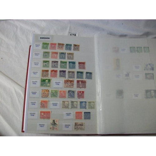 178 - Stamps - Stock books of European stamps including GB in date of issue chronological order