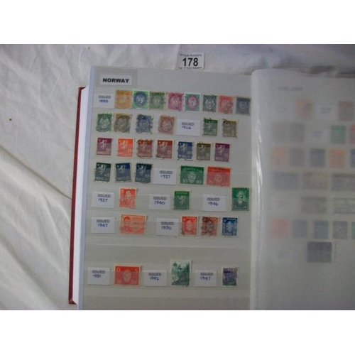 178 - Stamps - Stock books of European stamps including GB in date of issue chronological order