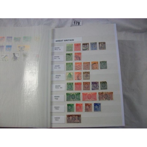 178 - Stamps - Stock books of European stamps including GB in date of issue chronological order