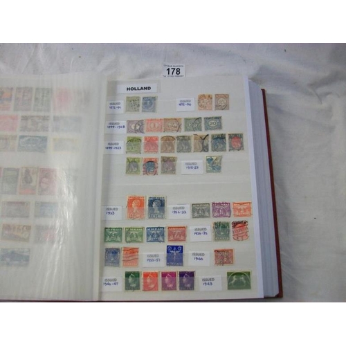 178 - Stamps - Stock books of European stamps including GB in date of issue chronological order