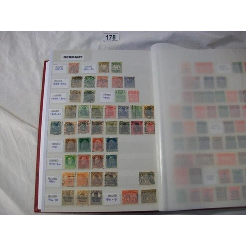 178 - Stamps - Stock books of European stamps including GB in date of issue chronological order