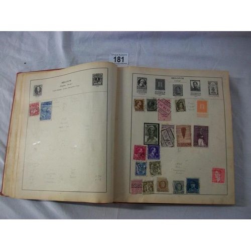 181 - Stamps - A Strand stamp album containing British and World stamps including Victorian