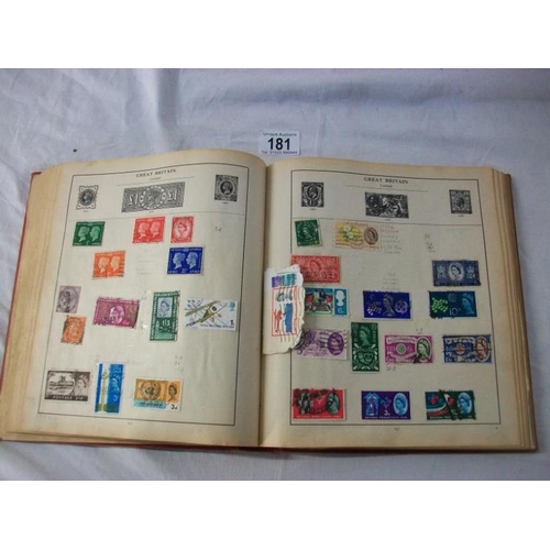 181 - Stamps - A Strand stamp album containing British and World stamps including Victorian