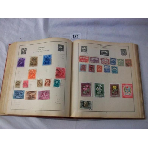 181 - Stamps - A Strand stamp album containing British and World stamps including Victorian