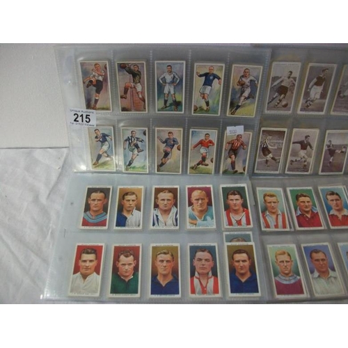 215 - Postcards - 8 sets of football postcards