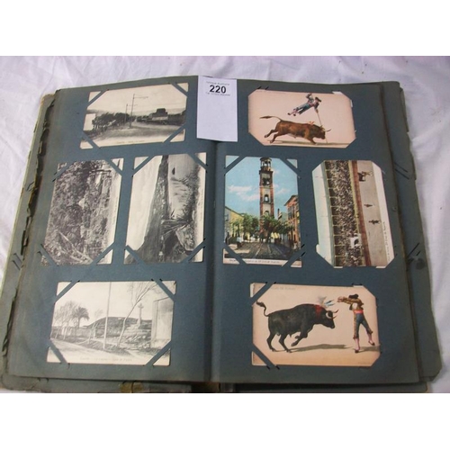 220 - Postcards - Book of postcards containing 60 plus cards