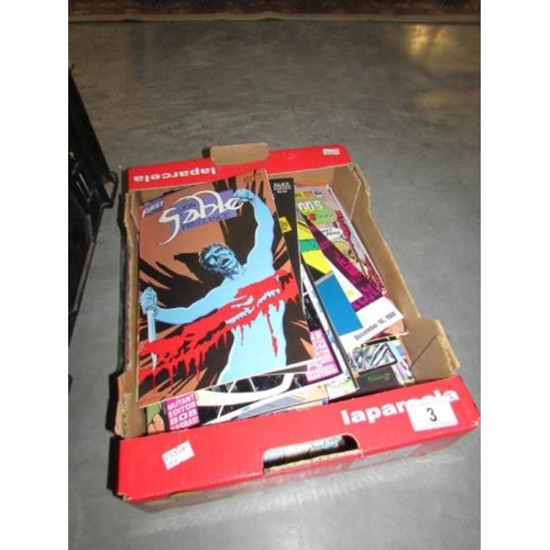 3 - A box of action comics