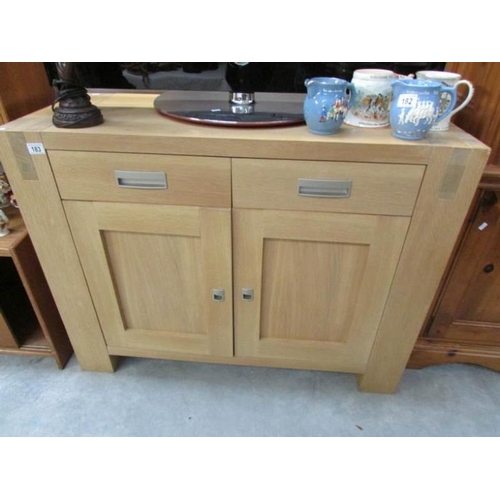 183 - A modern light oak sideboard