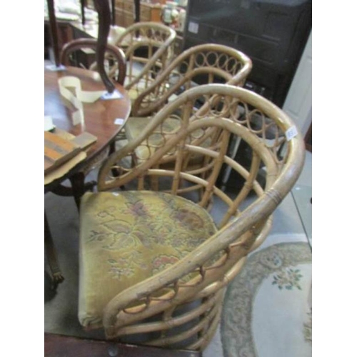 222 - 3 cane chairs