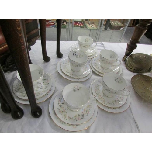 50 - An 18 piece Duchess porcelain tea set