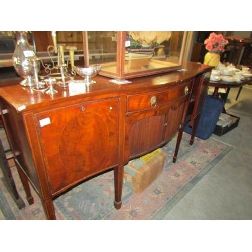 67 - A mahogany inlaid sideboard