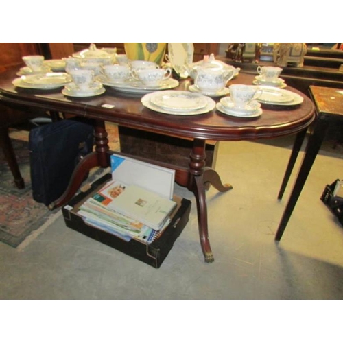 70 - An oval dining table