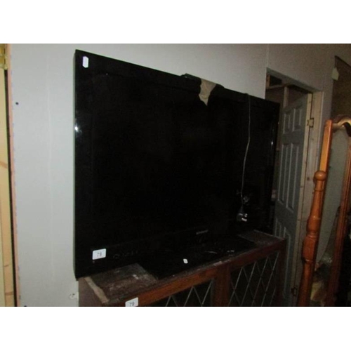 78 - A large screen Polaroid television