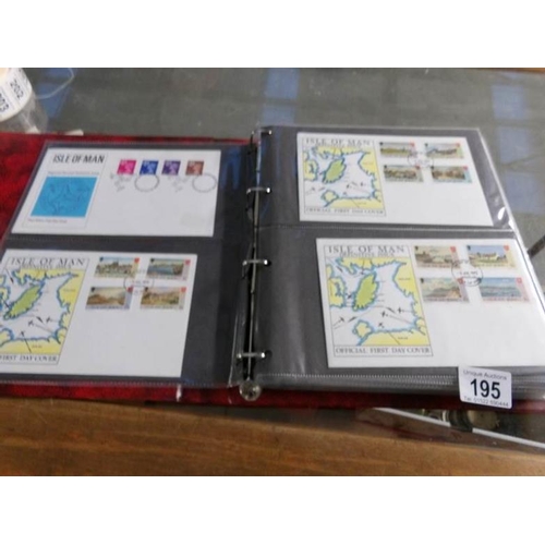 195 - In excess of 250 un-adressed Isle of Man first day covers from July 1973 to January 2001 and other I... 