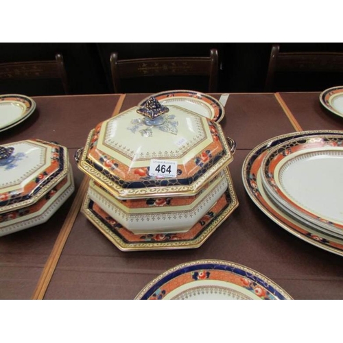 464 - Approximately 23 pieces of Losel ware dinner ware including tureens