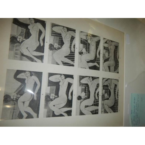 602 - 11 unframed Henri Matisse black and white plates, circa 1930's, approximately 16'' x 12'', sealed