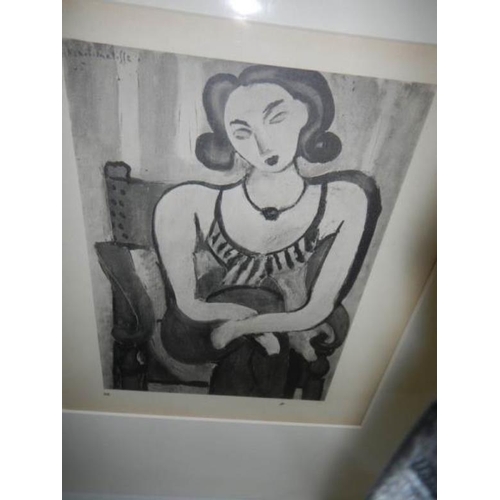 602 - 11 unframed Henri Matisse black and white plates, circa 1930's, approximately 16'' x 12'', sealed