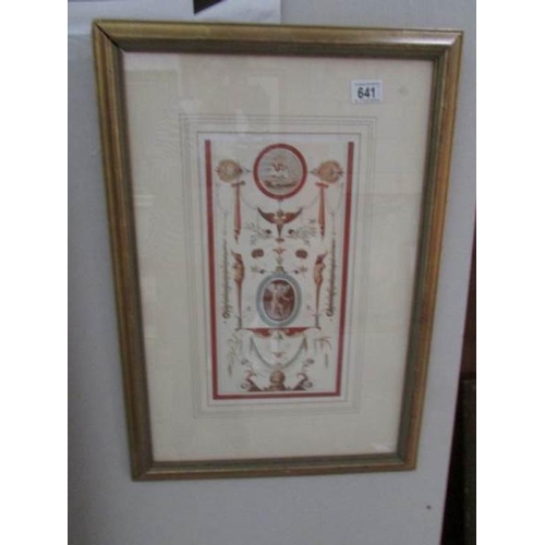 641 - 3 framed and glazed prints