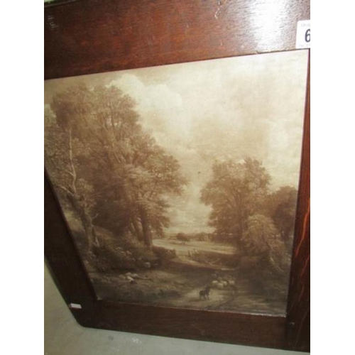 658 - 5 19th century framed and glazed engravings