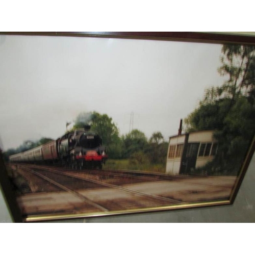 659 - 2 framed and glazed railway prints