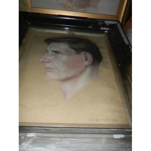 730 - A Quantity of portrait paintings