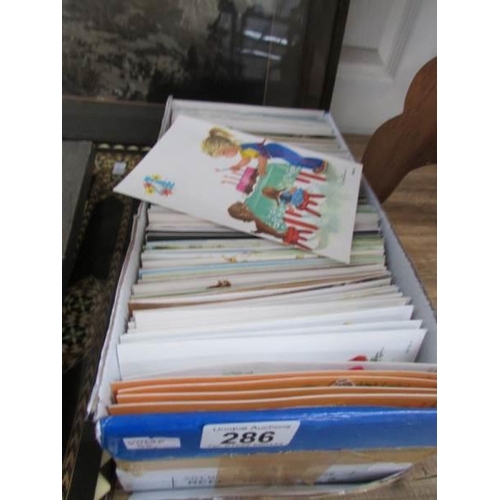 286 - A box of Spanish post cards