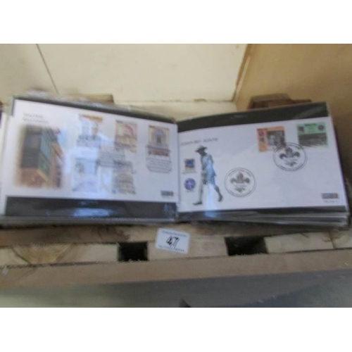 47 - An album of 66 Malta first day covers from 2005