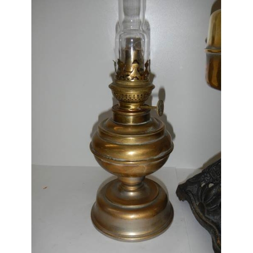 111 - 2 Victorian oil lamps