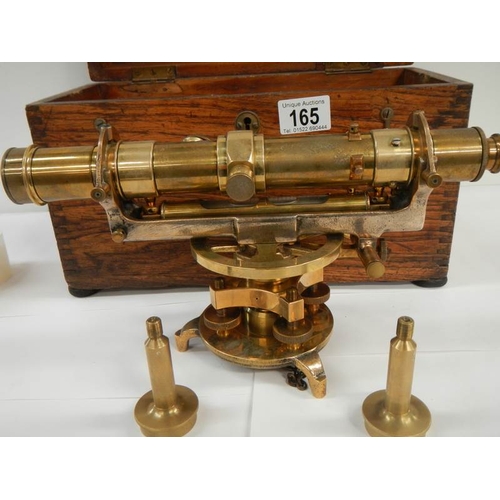 165 - A good Victorian surveying instrument by Dretzgen.