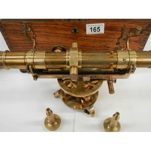 165 - A good Victorian surveying instrument by Dretzgen.