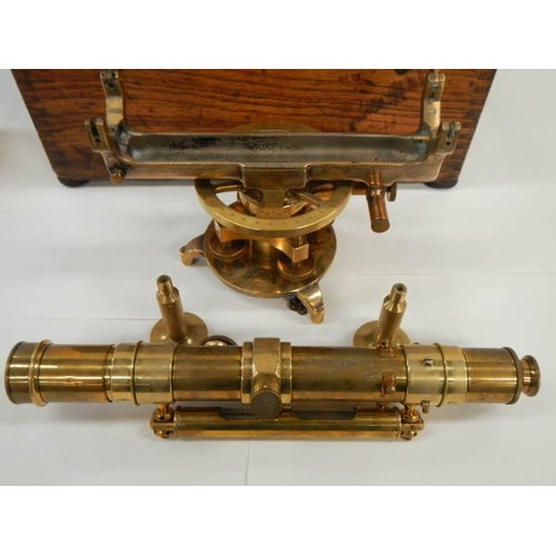 165 - A good Victorian surveying instrument by Dretzgen.