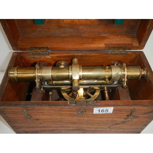 165 - A good Victorian surveying instrument by Dretzgen.